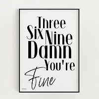 Ying Yang Twins “Three Six Nine Damn You’re Fine” Hip Hop Fan Art