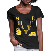Shatter Cannabis Ladies Scoop Neck T-Shirt