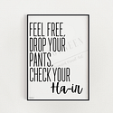 Tribe Called Quest “Feel Free Drop Your Pants Check Your Hair” Hip Hop Fan Art