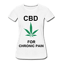 CBD For Chronic Pain Ladies Organic T-Shirt