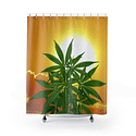 Bella Alba Cannabis Shower Curtain