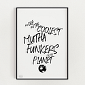 Outkast ‘We are the Coolest Mutha Funkers on the Planet’ Hip Hop Fan Art