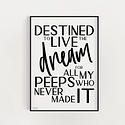 Nas ‘Destined to Live the Dream for All My Peeps’ Hip Hop Fan Art