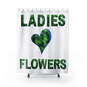 Ladies Love Flowers Shower Curtain